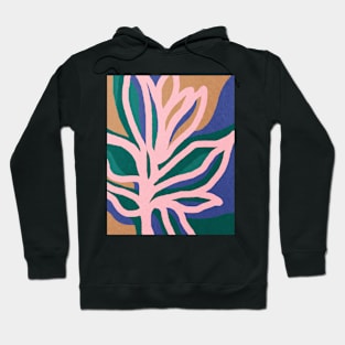 Abstract tropical leaves, Plant, Line art Hoodie